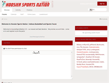 Tablet Screenshot of hoosiersportsnation.com